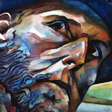 Self-Portrait Film Noir
30x22